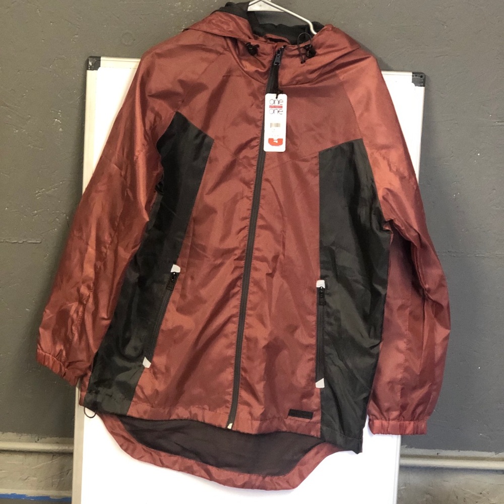 A rose windbreaker
